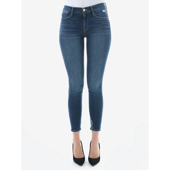 Frame Le High Skinny Jeans in Redgrave Wash - Picture 1 of 8
